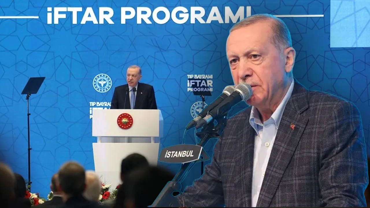 Cumhurbaşkanı Erdoğan konuşuyor! İstanbul'da Tıp Bayramı iftarı 