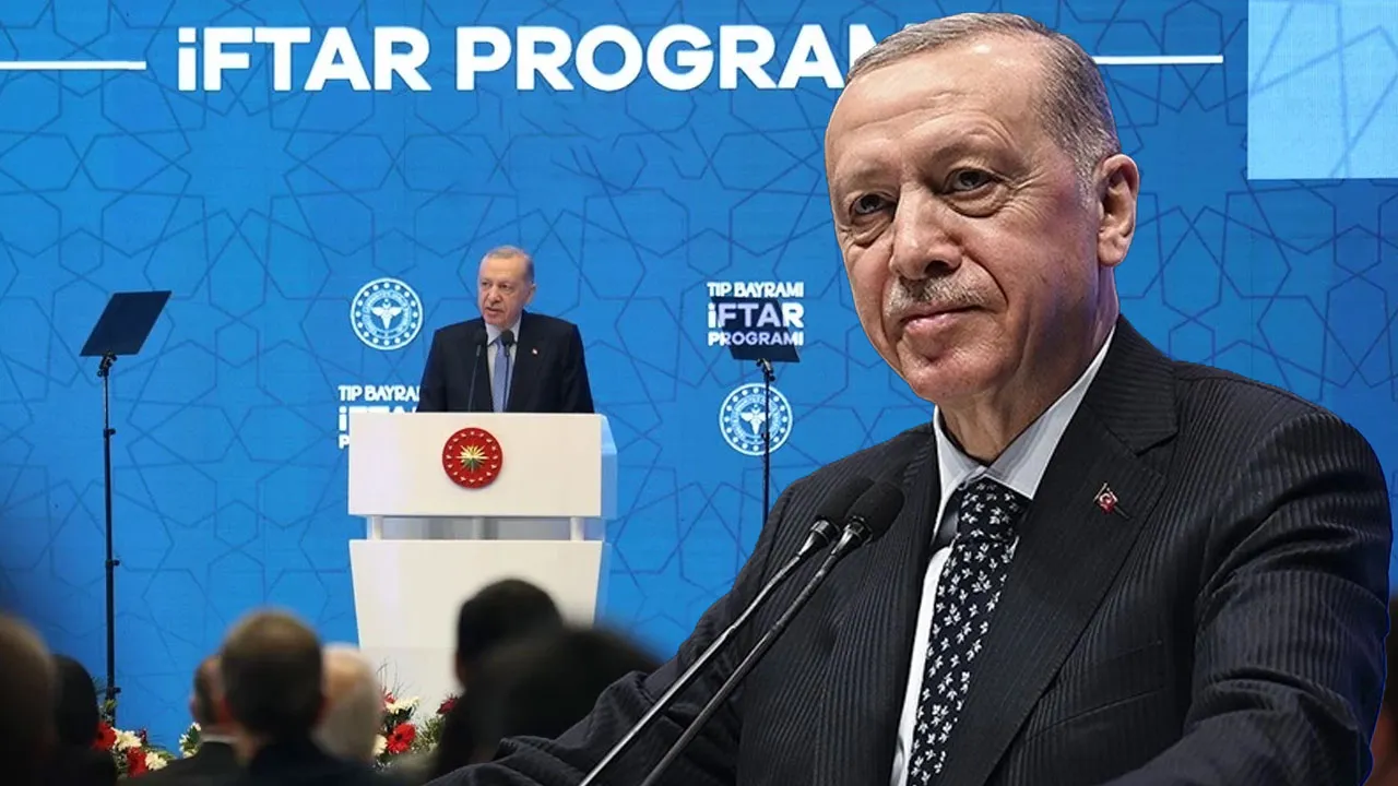 Cumhurbaşkanı Erdoğan konuşuyor! İstanbul'da Tıp Bayramı iftarı 