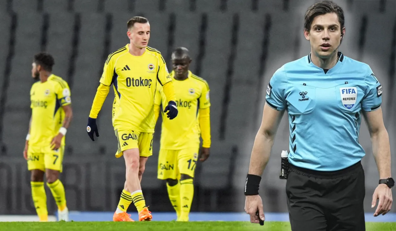 Fenerbahçe'nin mağlubiyetinde tartışmalı hakem kararları: 'Penaltı ve kırmızı kart'