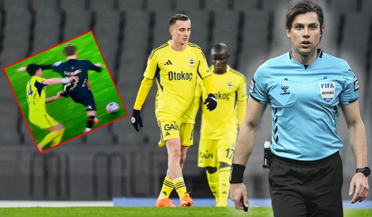 Fenerbahçe'nin mağlubiyetinde tartışmalı hakem kararları: 'Penaltı ve kırmızı kart'