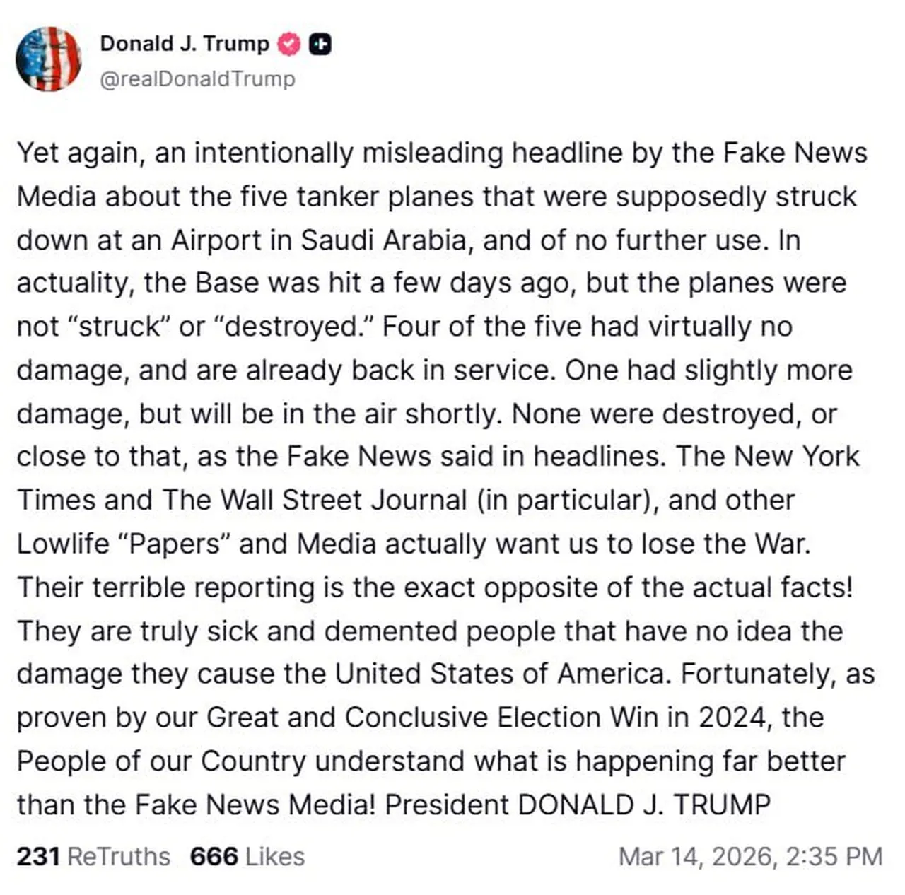 Trump’tan "tanker" resti: "Savaşı kaybetmemizi istiyorlar!"