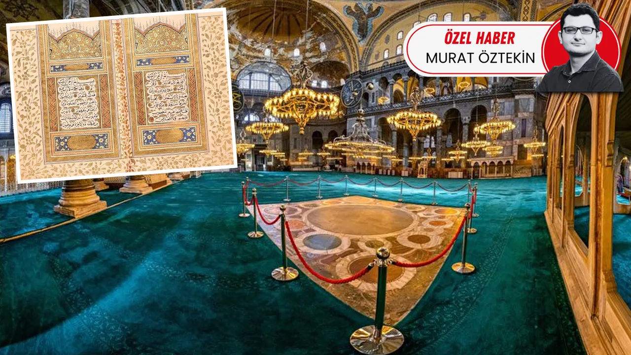 Ayasofya hattatının hayatı aydınlandı: Kazasker'in Mushafı Floransa'dan çıktı