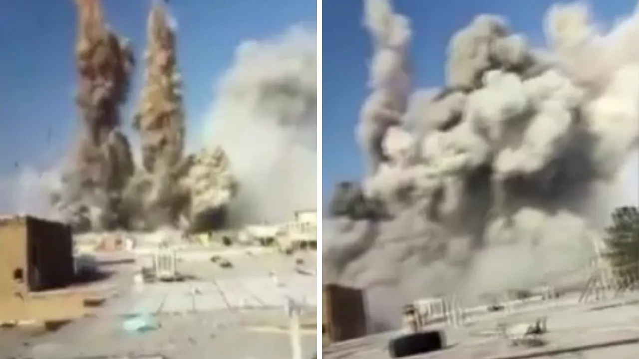 İran’ın İsfahan kentindeki fabrikaya füze saldırısı! Çok sayıda ölü var