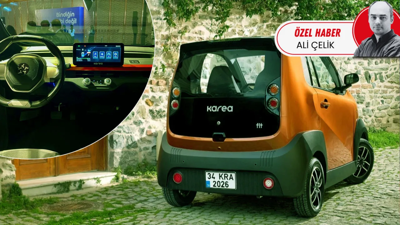 Karea ilk modeli Fit'in örtüsünü kaldırdı: 699 bin TL'ye yerli elektrikli