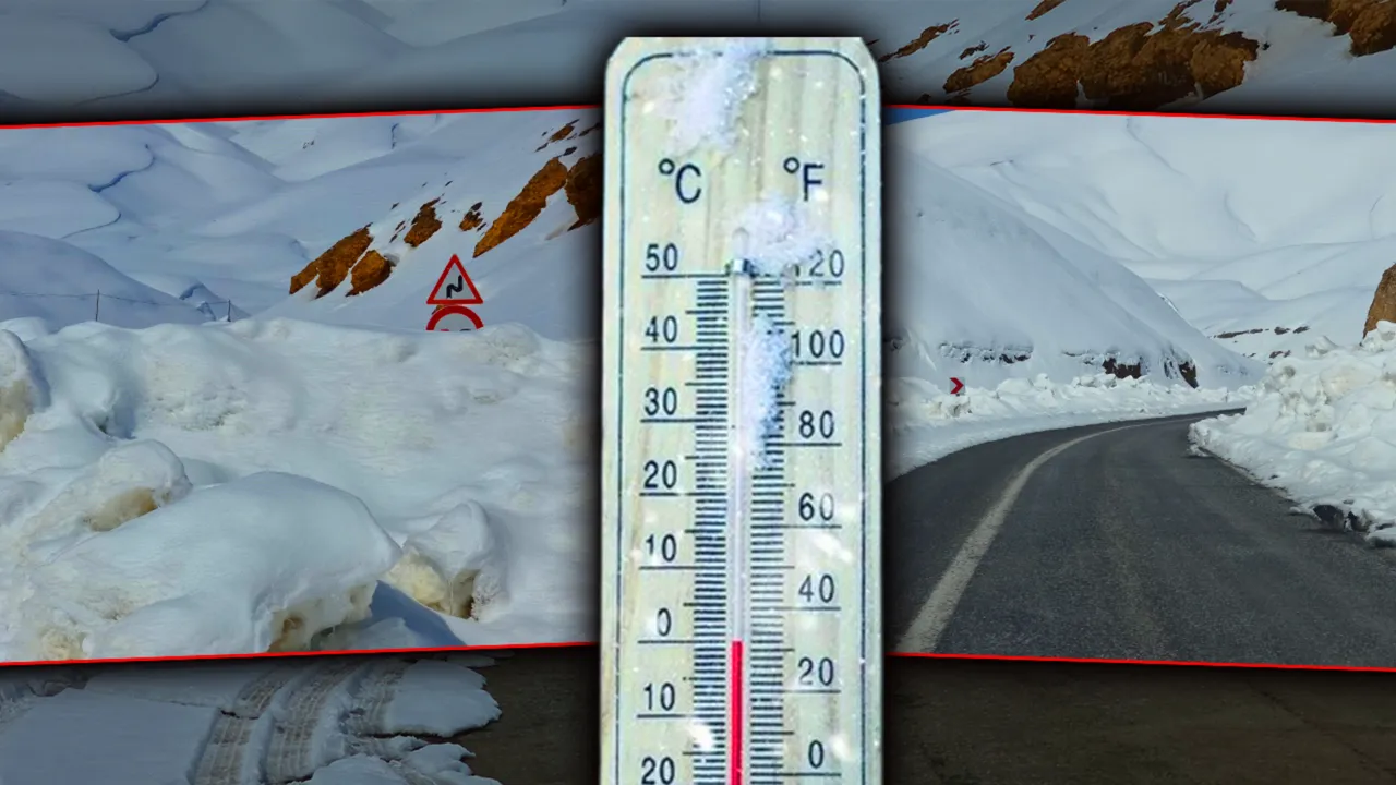 Van’da buz gibi rekor! Karabet Geçidi'nde kar kalınlığı 3,5 metreyi aştı