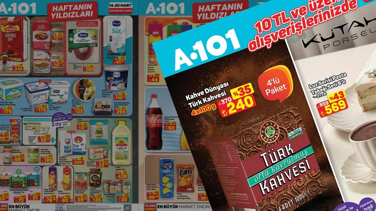 A101 aktüel kataloğu 14-20 Mart! Bayramda hangi ürünler indirimde?