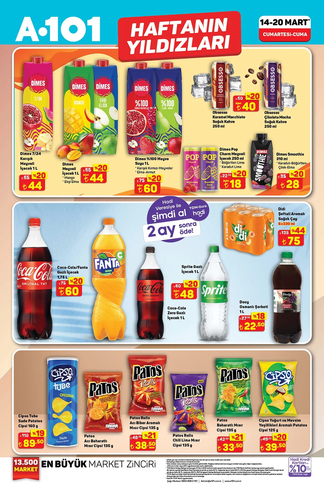 A101 aktüel kataloğu 14-20 Mart! Bayramda hangi ürünler indirimde?