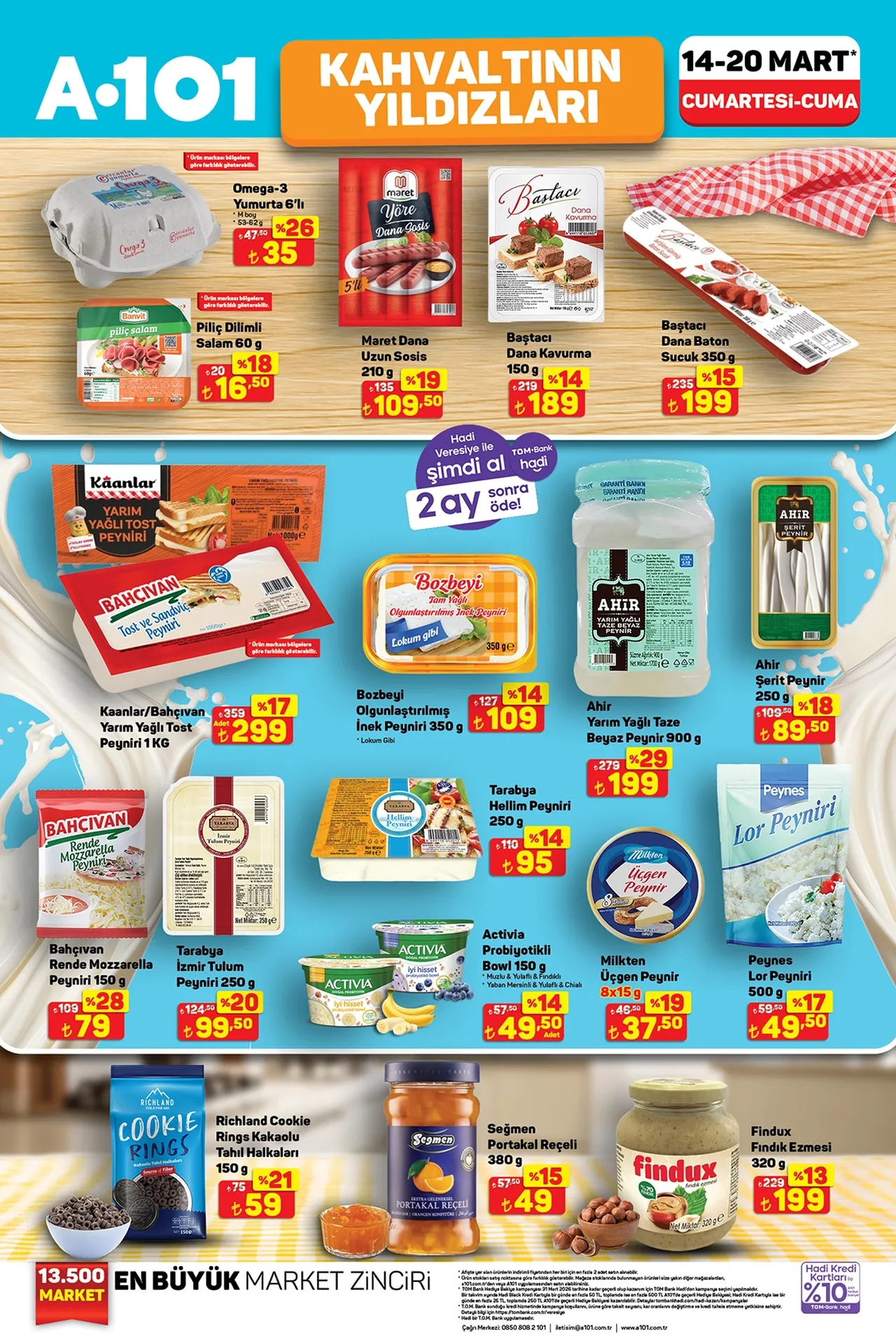A101 aktüel kataloğu 14-20 Mart! Bayramda hangi ürünler indirimde?