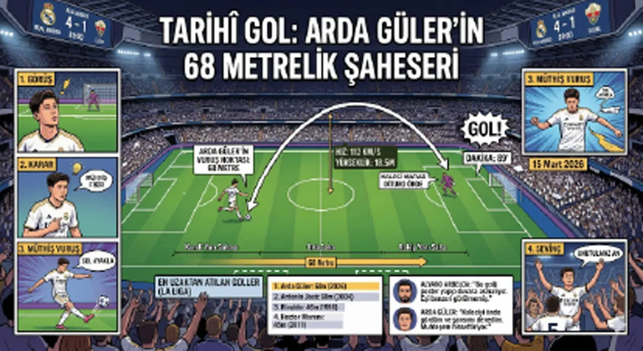 Arda Güler, La Liga rekoru kırdı: Şimdiden Puskas Ödülü'ne aday