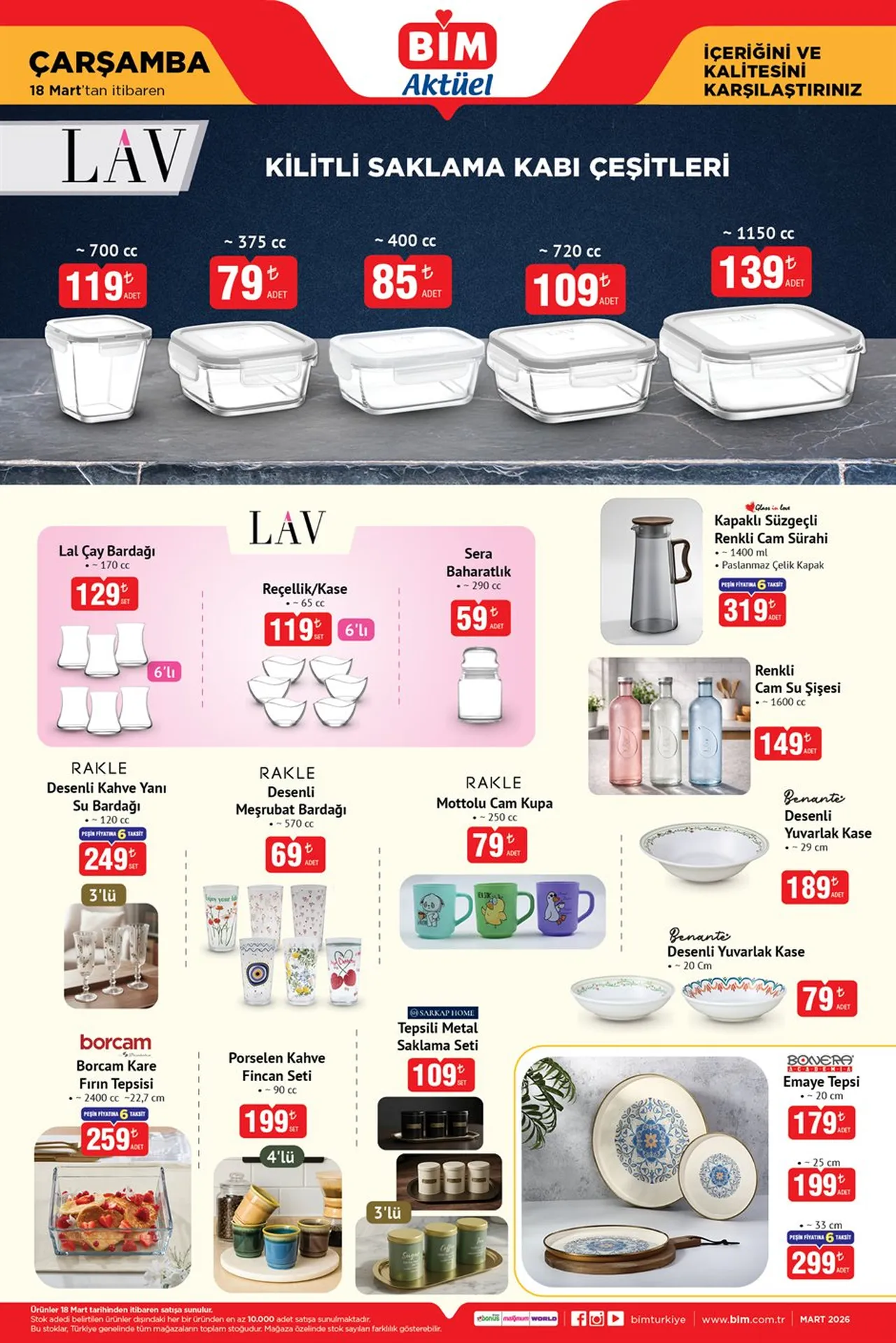 BİM aktüel ürünler kataloğu yenilendi! 17-18 Mart BİM'e bu hafta hangi ürünler geliyor?