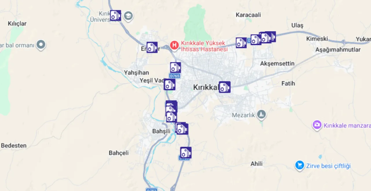 Bayramda hız denetimleri artıyor! Sabit radar noktaları belirlendi... Türkiye'nin radar haritası