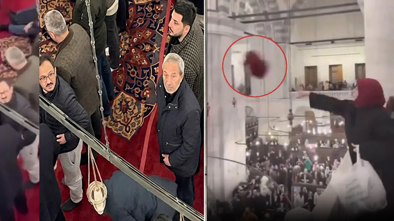 Kadir Gecesi Fatih Camii’nde tartışmalı başörtüsü eylemi: Cemaat neye uğradığını şaşırdı!