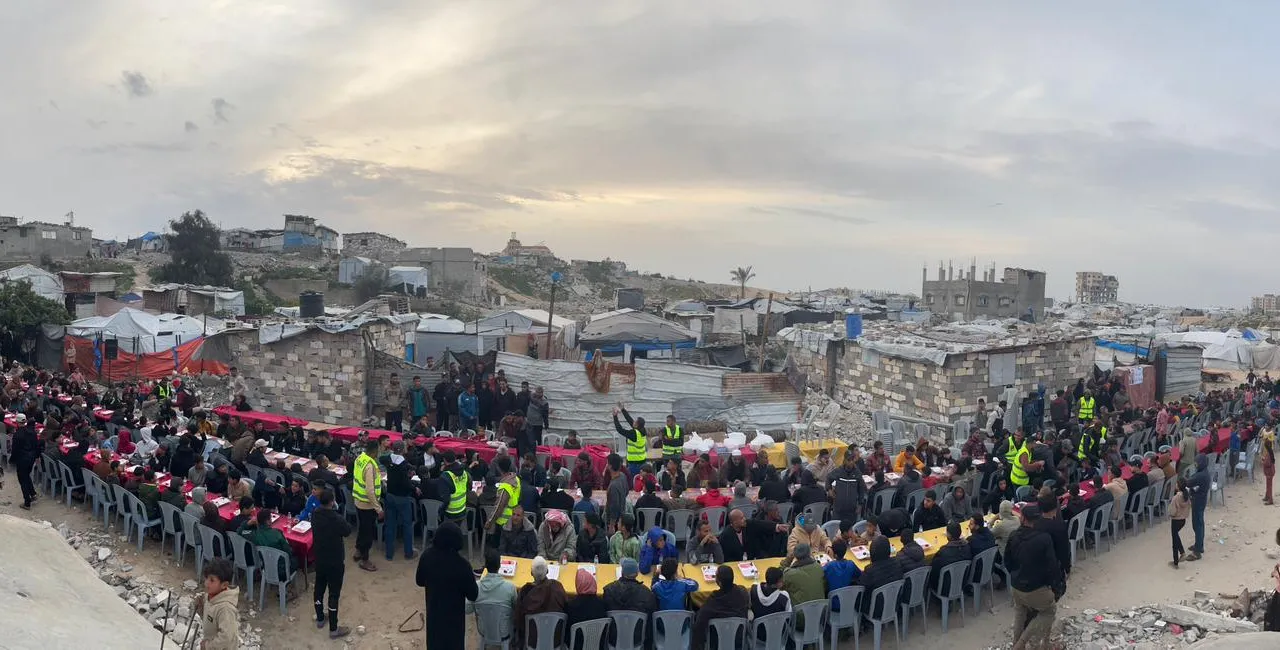 Ribat’tan Gazze’de 50 bin kişilik iftar