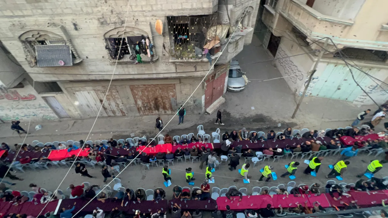 Ribat’tan Gazze’de 50 bin kişilik iftar