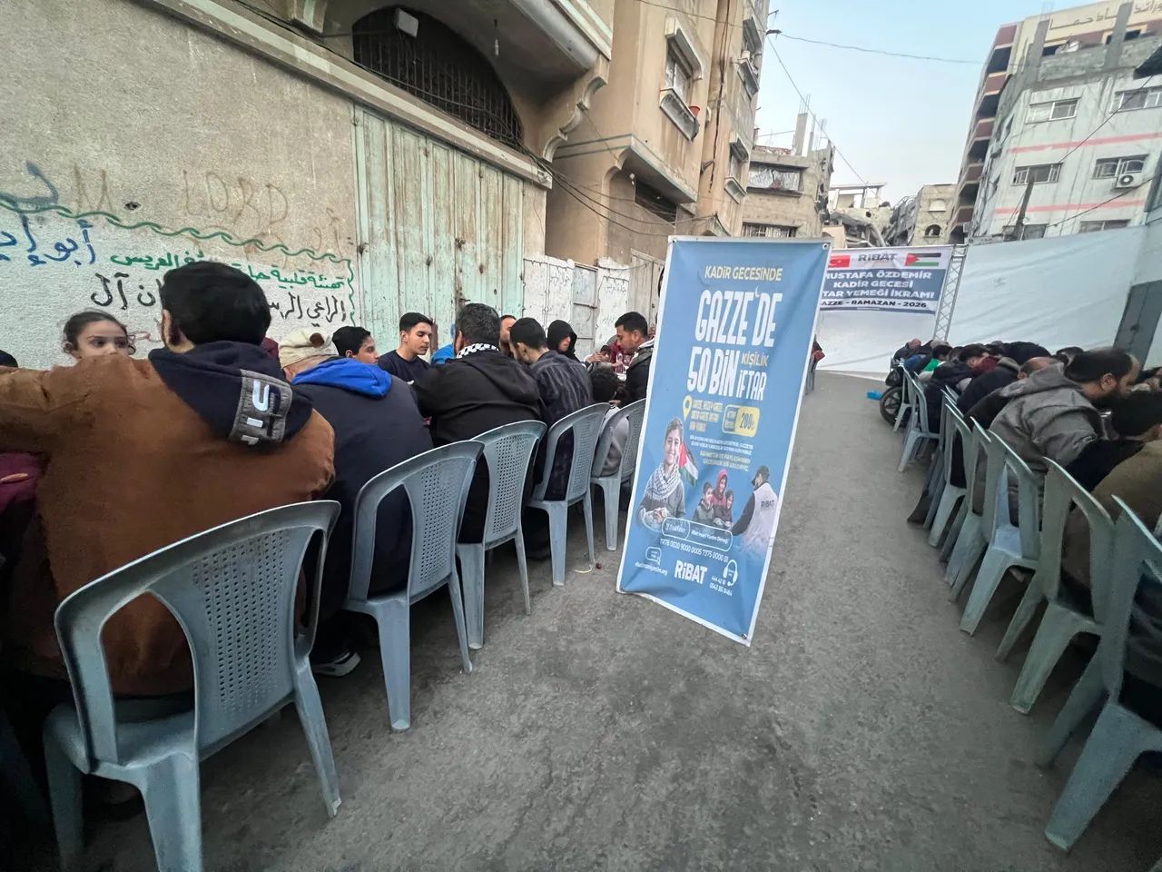 Ribat’tan Gazze’de 50 bin kişilik iftar
