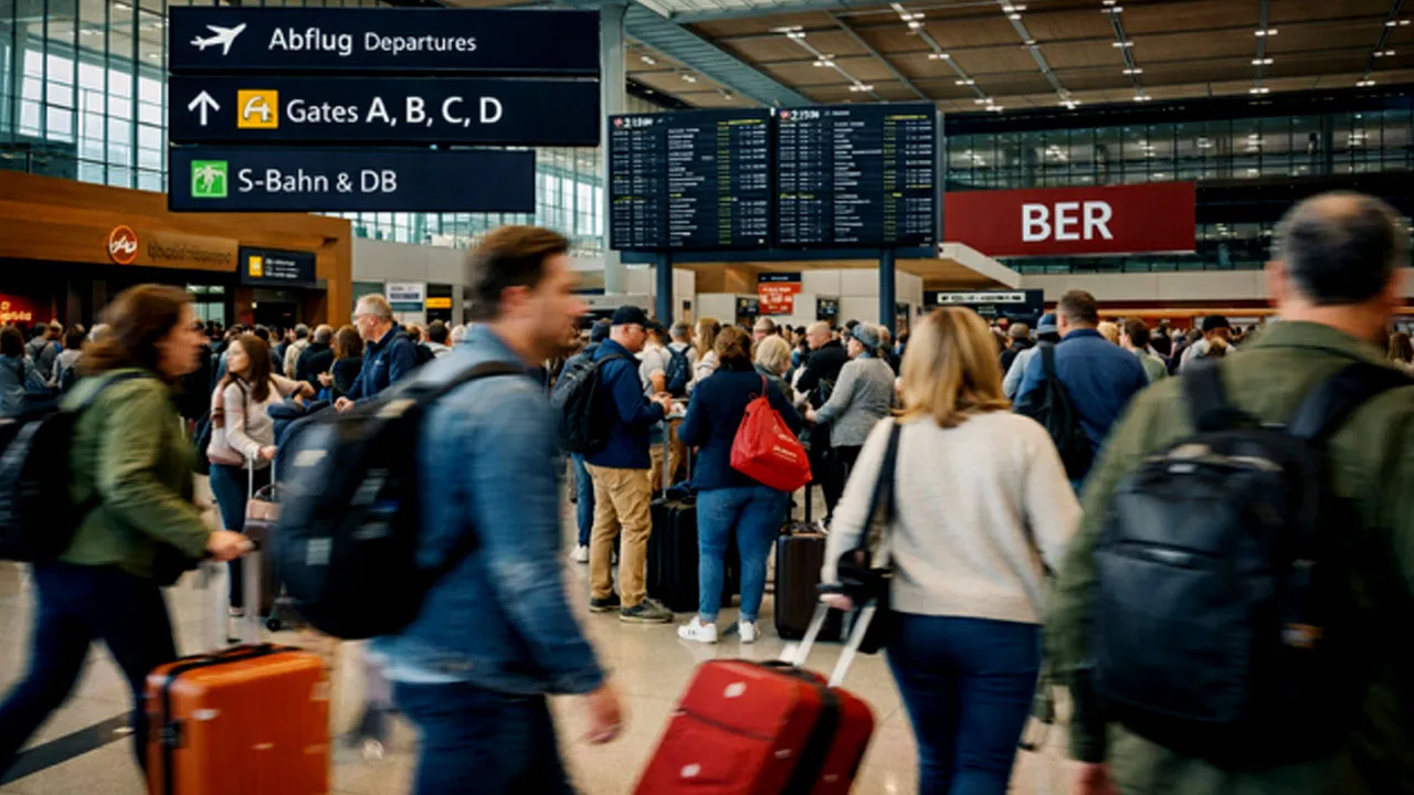 Berlin'de hava ulaşımına grev engeli! 55 binden fazla yolcu mağdur oldu