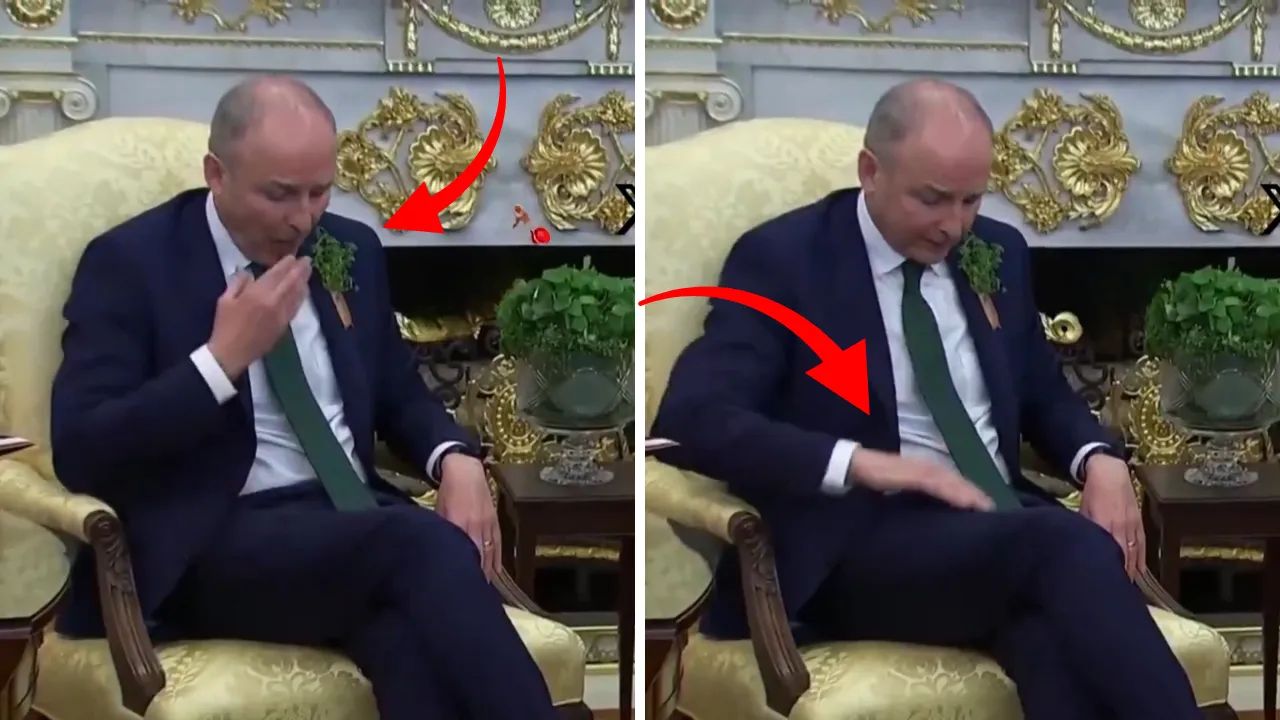 Beyaz Sarayda çok konuşulan görüntü! İrlanda Başbakanı o hareketiyle gündemi salladı