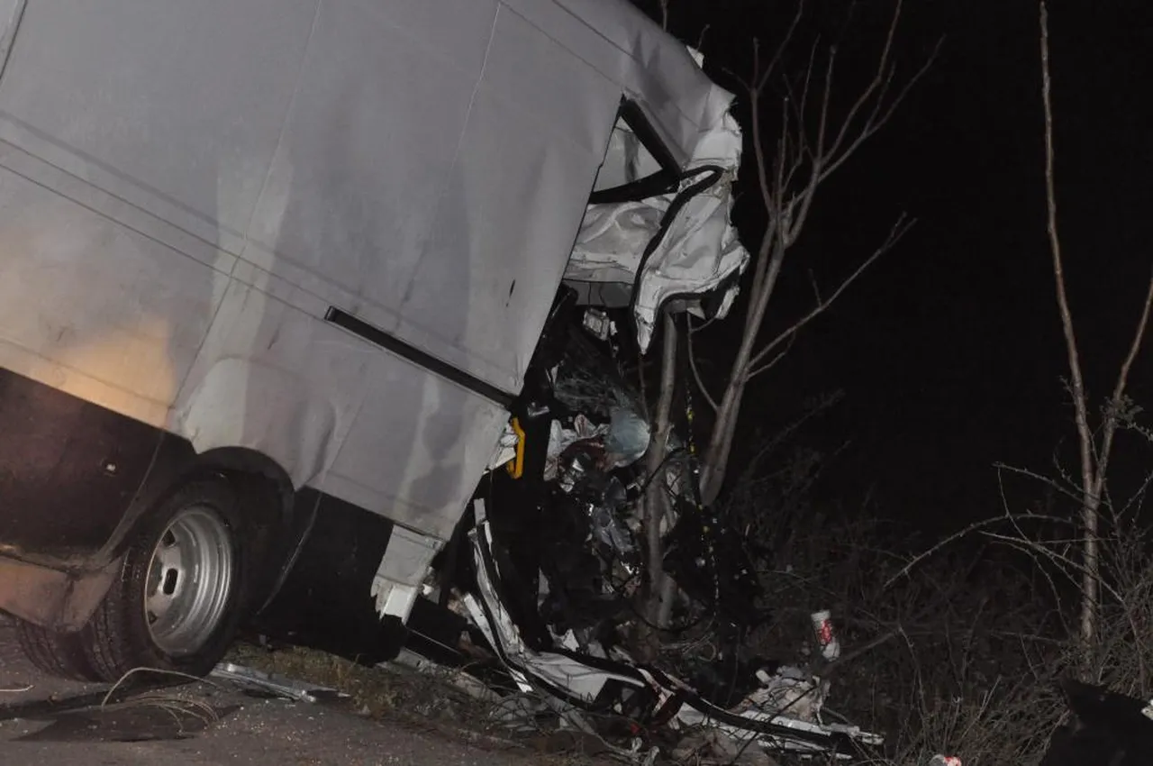 Edirne'de feci kaza! Tırın dorsesine çarpan kamyonet mezarları oldu