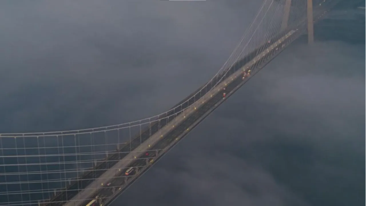 İstanbul'da sabahın ilk ışıklarıyla hayran bırakan görüntüler