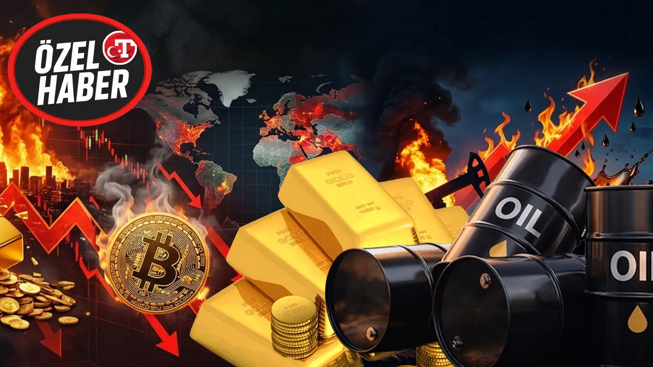 Piyasalar yangın yeri! Petrol fırladı, altın-Bitcoin çakıldı!