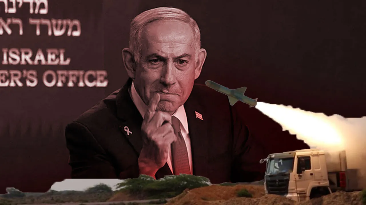Netanyahu konuşurken füze fırlattılar! İran'dan İsrail'in kuzeyine misilleme 