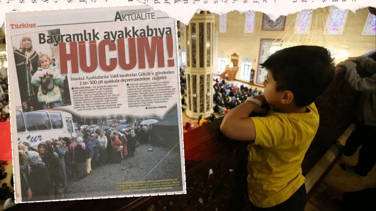 Türkiye'nin en buruk bayramı: Bir ayakkabı için saatlerce beklemişlerdi