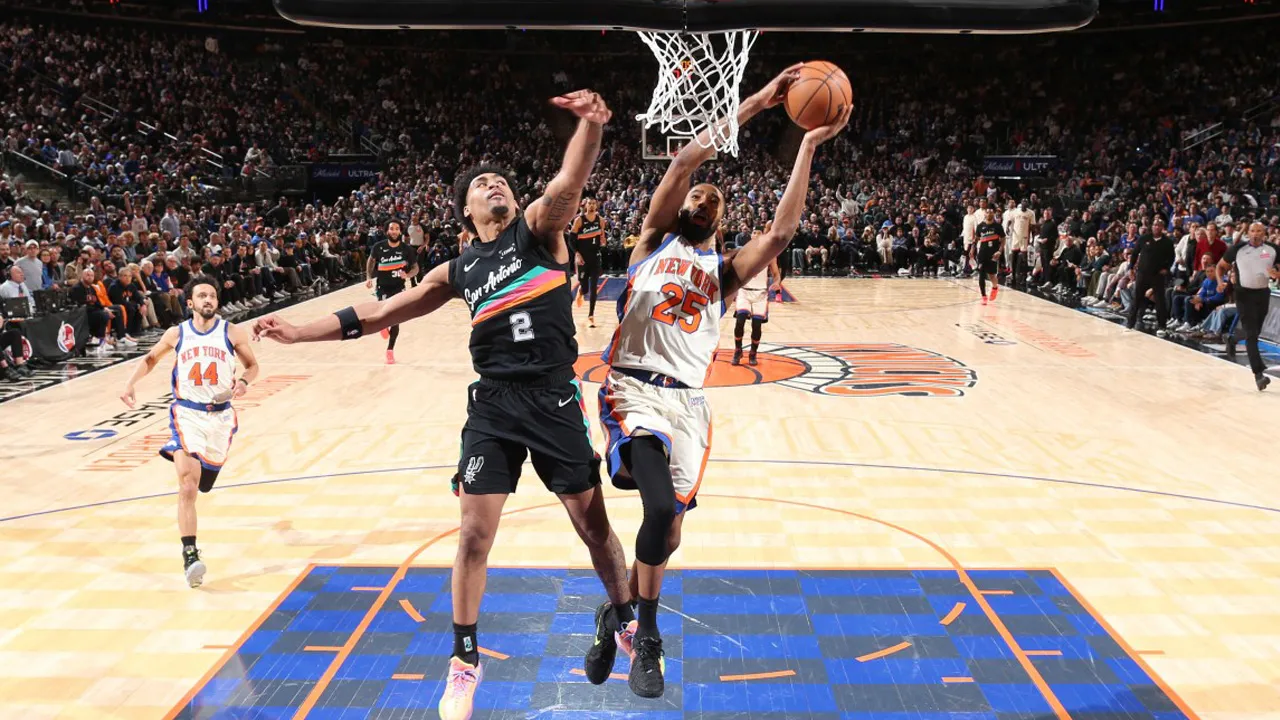 Knicks'ten 25 sayı fark: Spurs'ün 11 maçlık serisi bitti