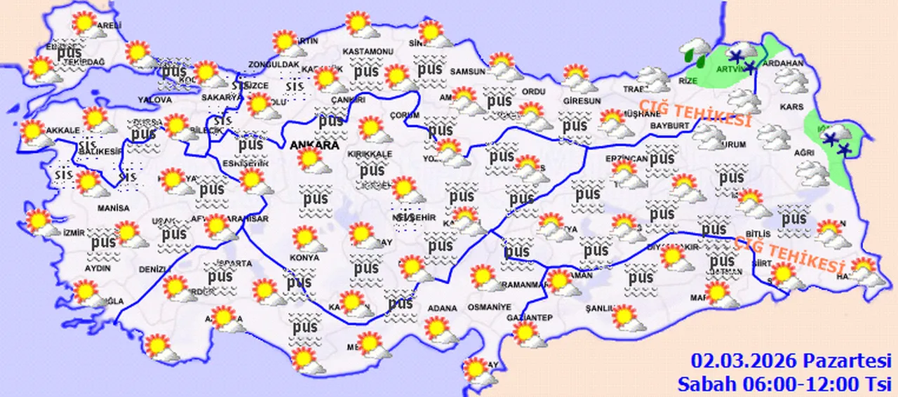 Meteoroloji’den bir ilk! Sadece 4 ili uyardı: Hem sağanak hem kar yolda