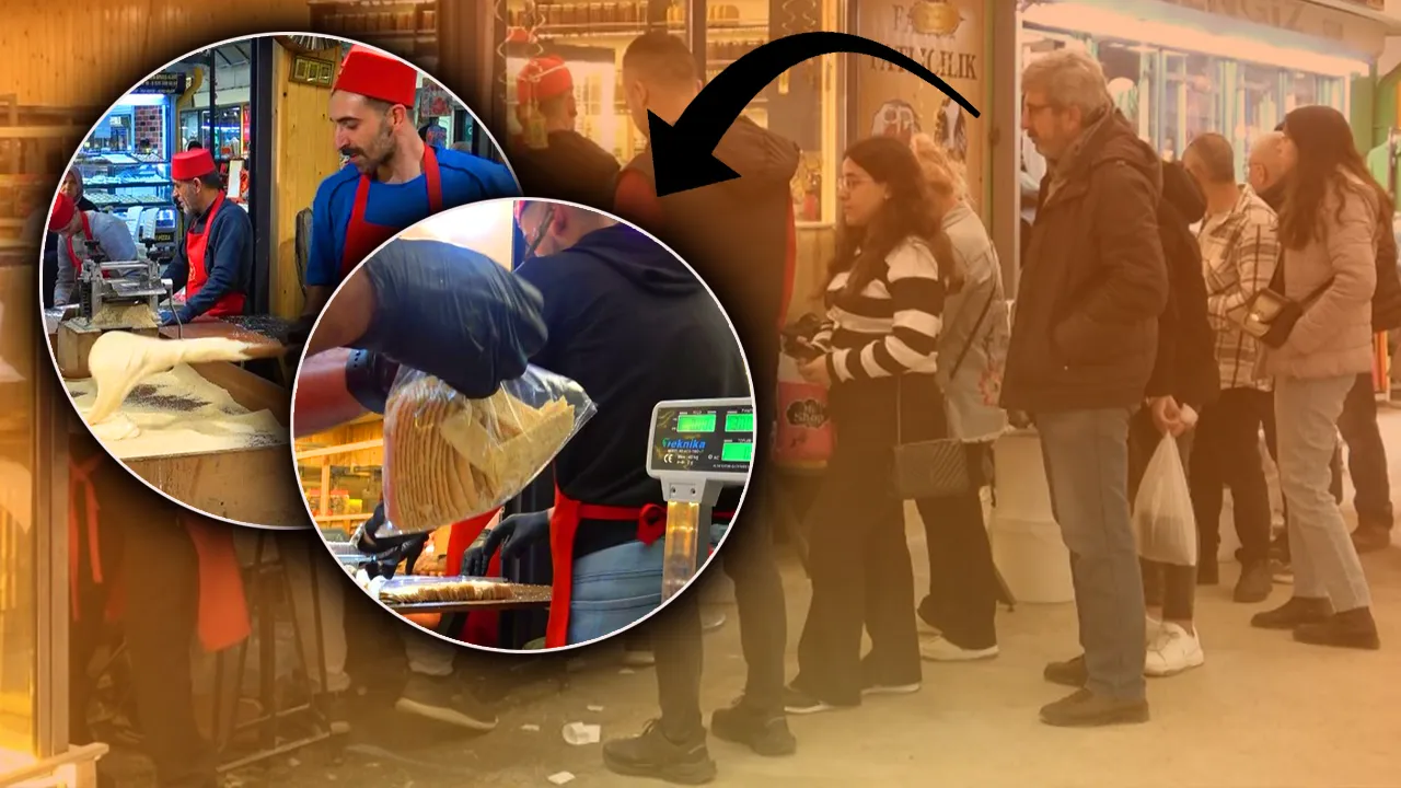 Sadece Ramazan’da çıkıyor! Ne baklava ne de pide kuyruğu, uzadıkça uzuyor