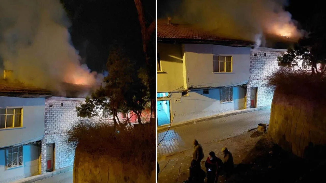 Çankırı'da yangın faciası! Müstakil ev mezarları oldu