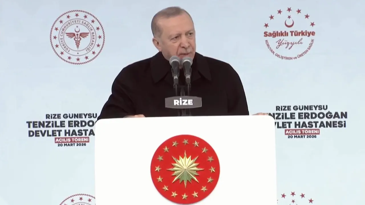  Cumhurbaşkanı Erdoğan, Tenzile Erdoğan Hastanesi açılışında konuşuyor 