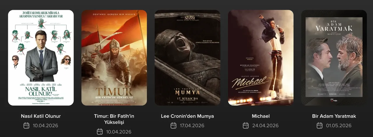 vizyona girecek filmler