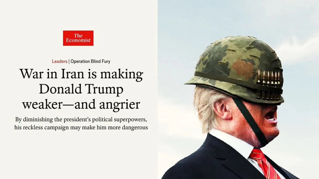 The Economistten Trump’a şifreli mesaj!  Destansı değil kör öfke operasyonu : Miğfer detayı çok konuşulacak