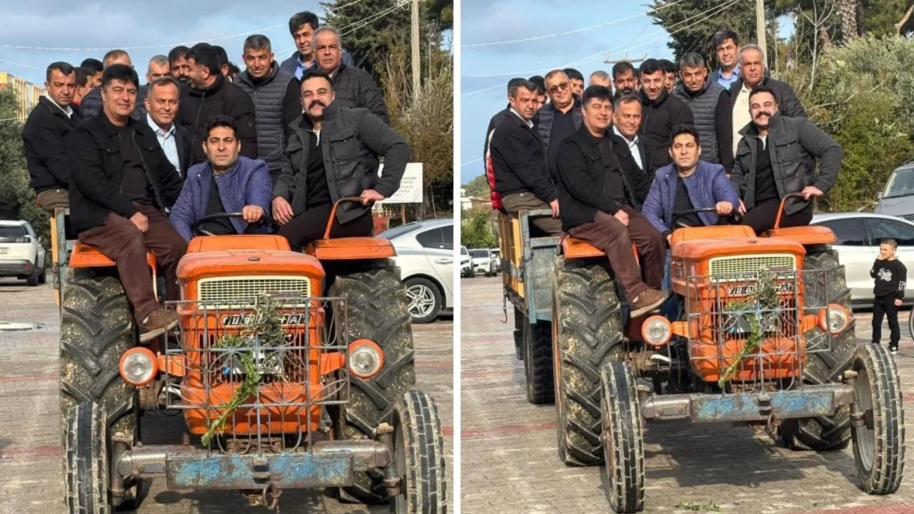 Yarım asırdır gelenek bozulmadı! Traktöre doluşup kabristana gidiyorlar
