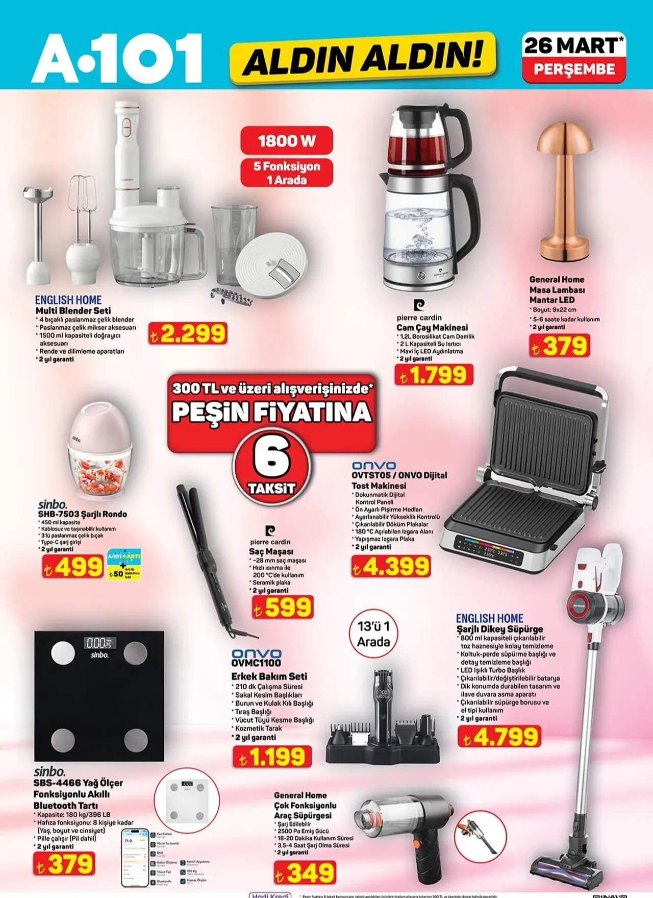 A101de bu hafta hangi ürünler indirimde? Aldın Aldın aktüel ürünler kataloğu çıktı!