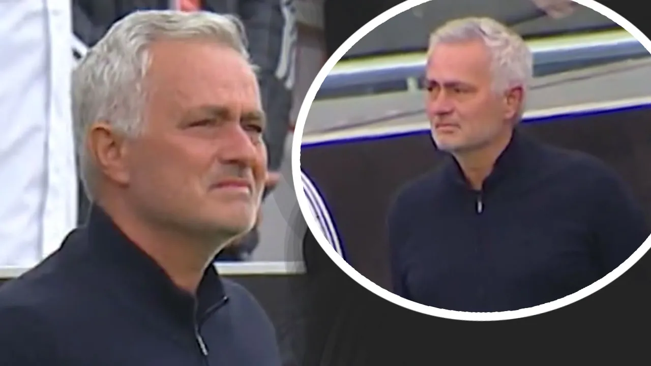 Jose Mourinho gözyaşlarını tutamadı