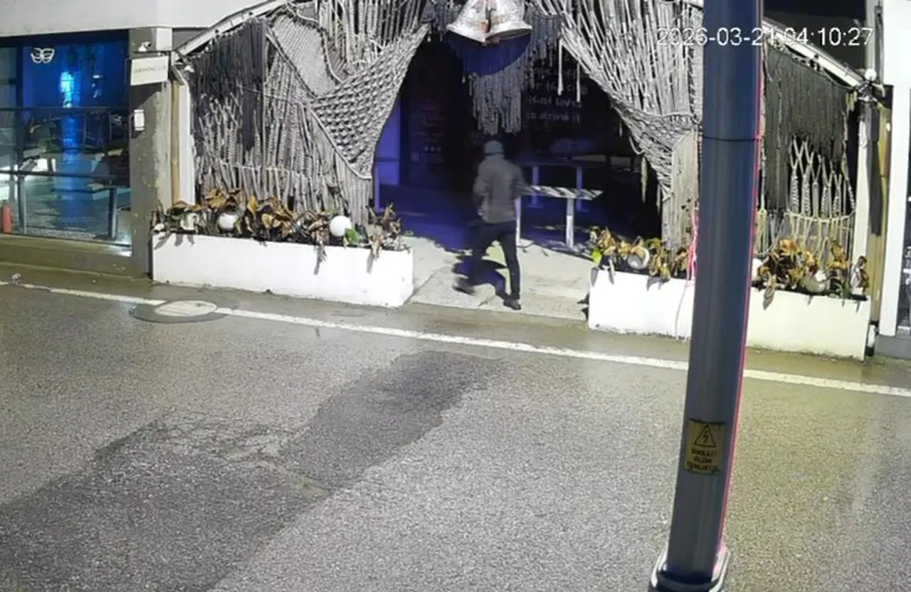 Kafeyi kundaklayıp kaçtı! Polis şüpheliyi arıyor