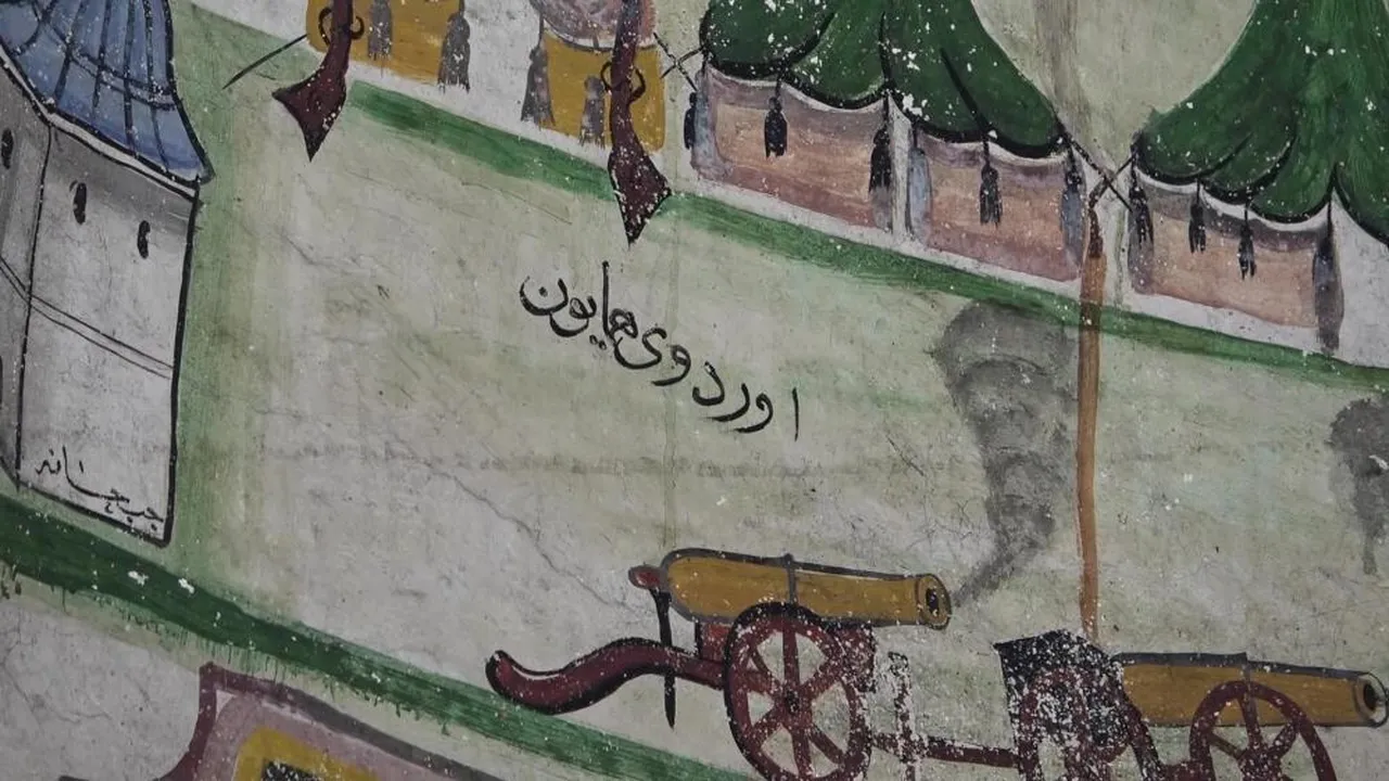 Minyatürdeki Viyana Kuşatması detayı