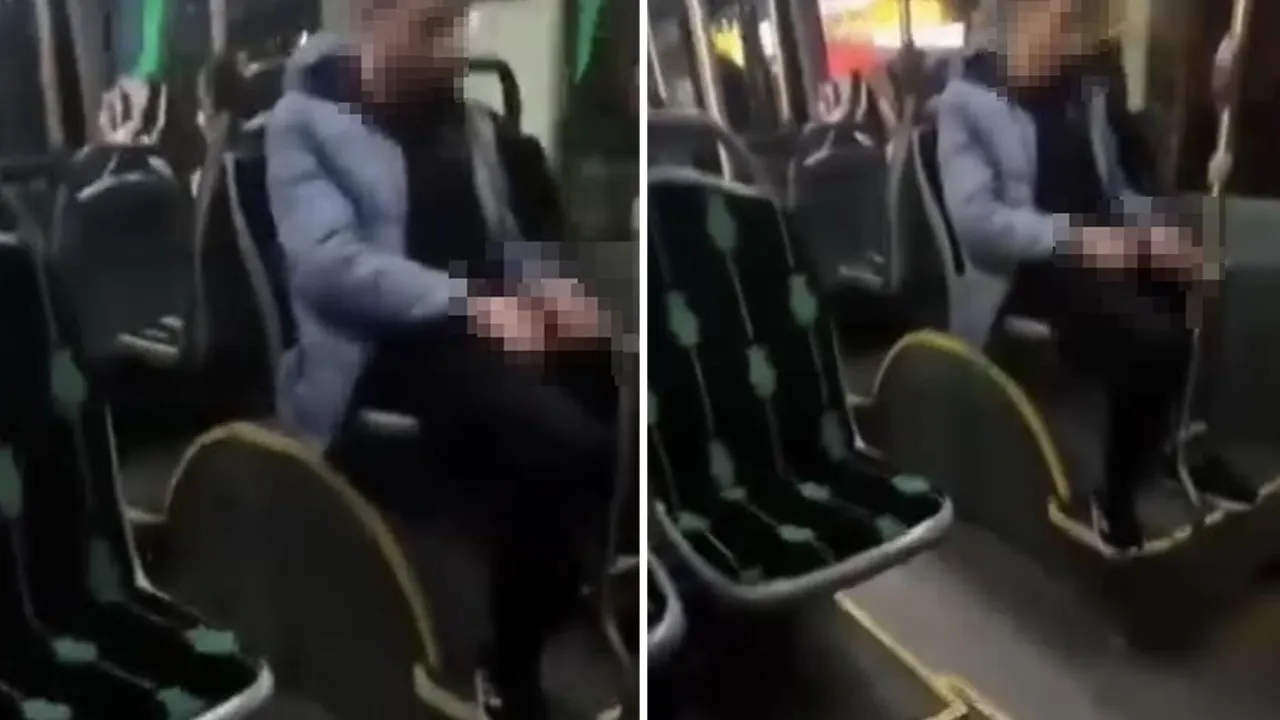 Otobüste bir sapık! Yaşananları yolcular kaydetti