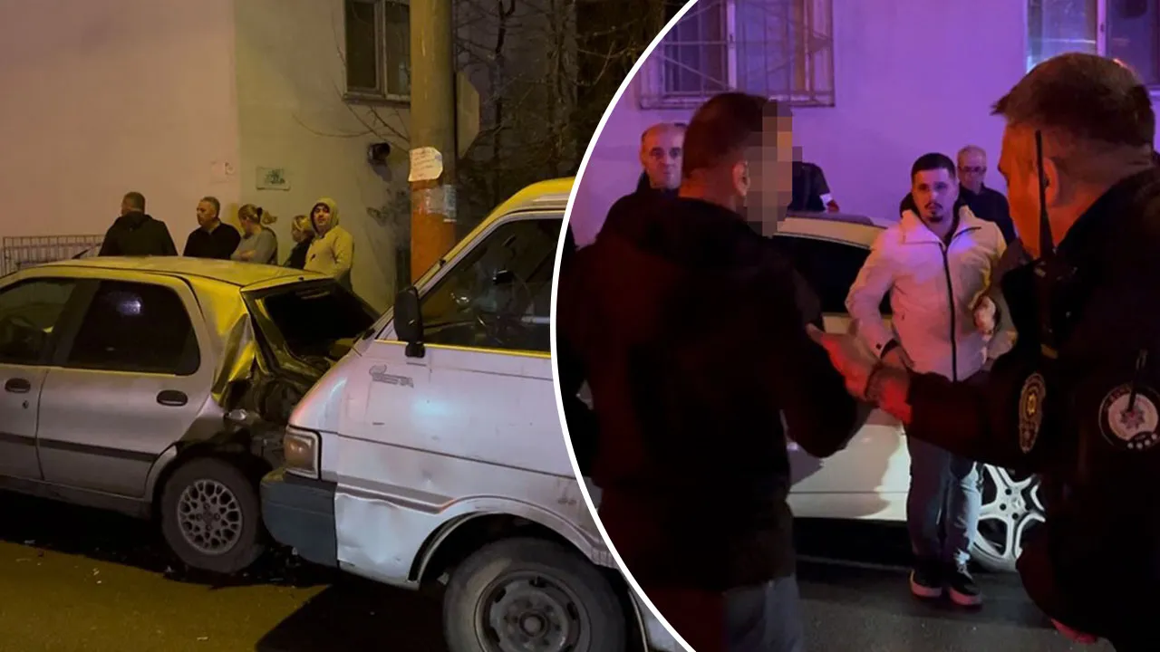 4 araca çarpan alkollü sürücü, vatandaşı polis zannetti! Olanlar oldu