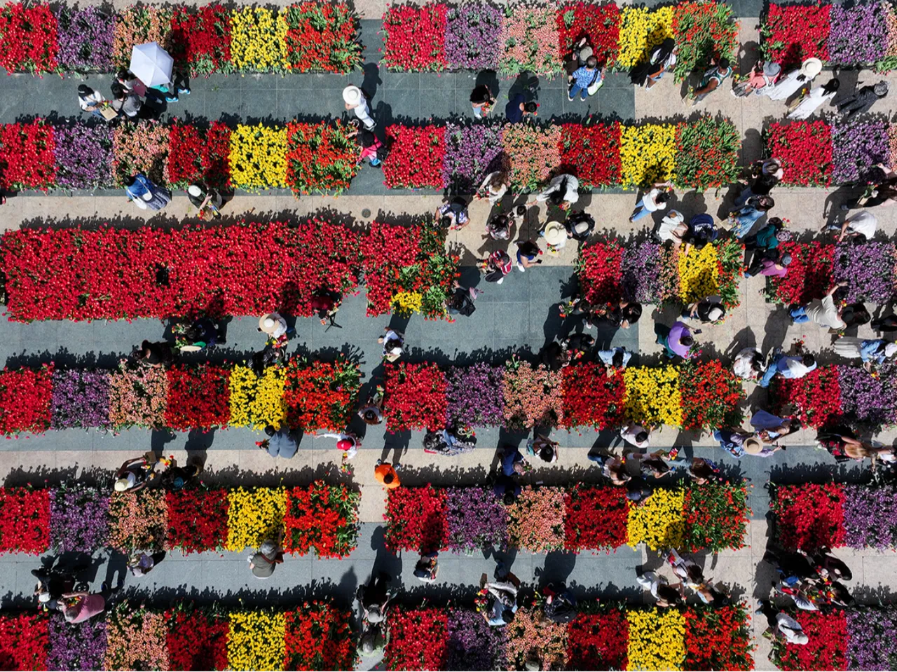 ABD’nin California eyaletindeki San Francisco kentinde bulunan Union Square’de, düzenlenen 