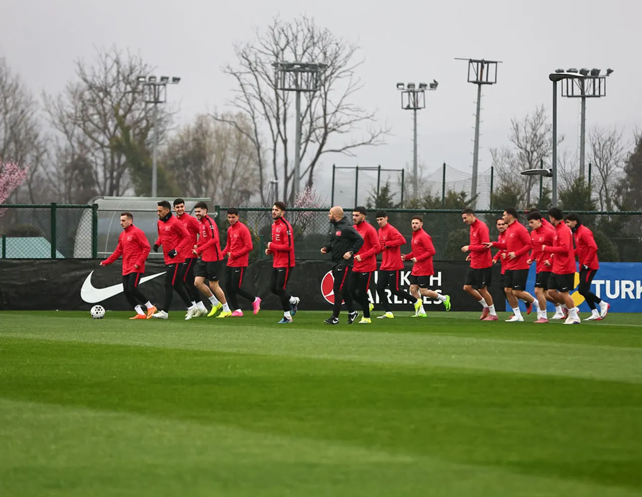 A Milli Takım antrenmanından