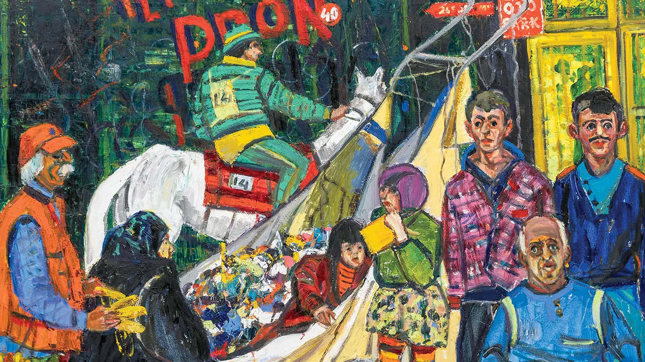 'Akademililer'de sergi: İstanbul'un insanları tuvallerde