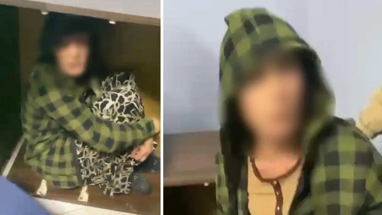 Dolapta saklanan kadın polisleri görünce: Maşallah ne oldu şimdi?