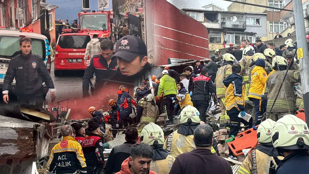 İSTANBUL'DA 2 BİNA ÇÖKTÜ
