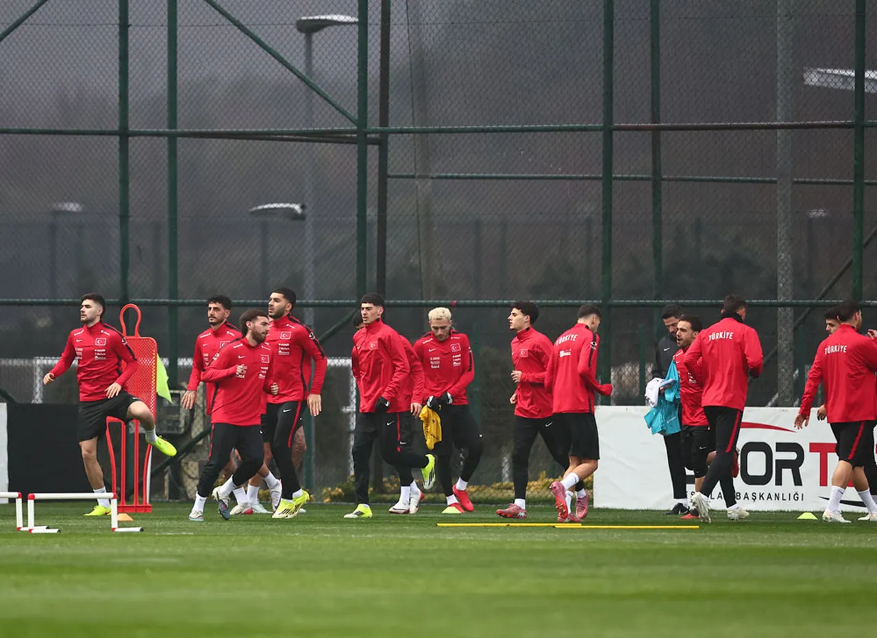 A Milli Takım antrenmanından
