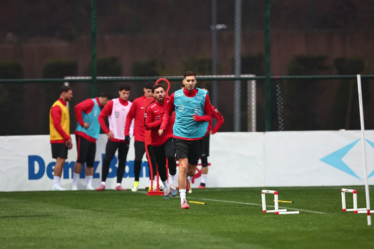 A Milli Takım antrenmanından