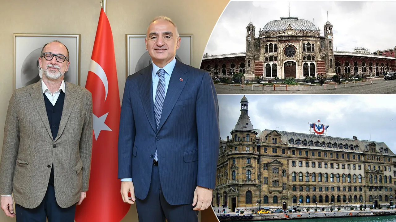 Dünyaca ünlü küratör Bakan Ersoy'la görüştü: Haydarpaşa ve Sirkeci onunla şekilleniyor
