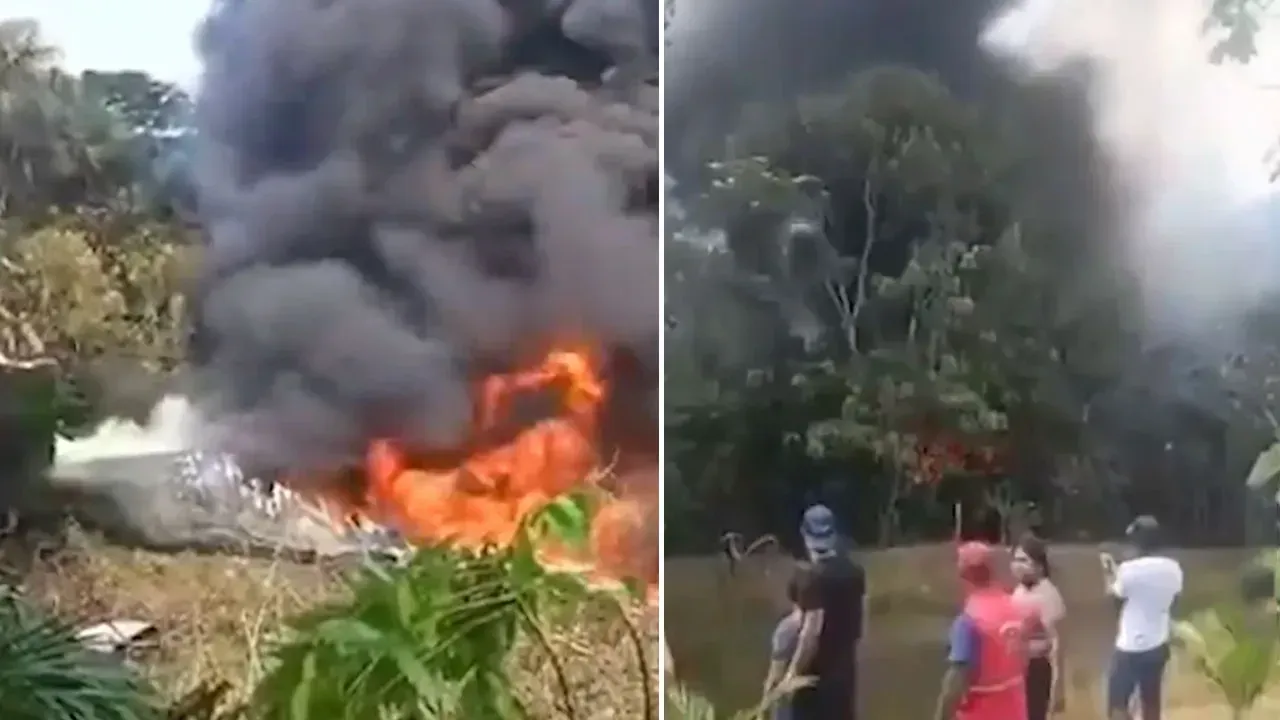 ASKERİ UÇAK DÜŞTÜ