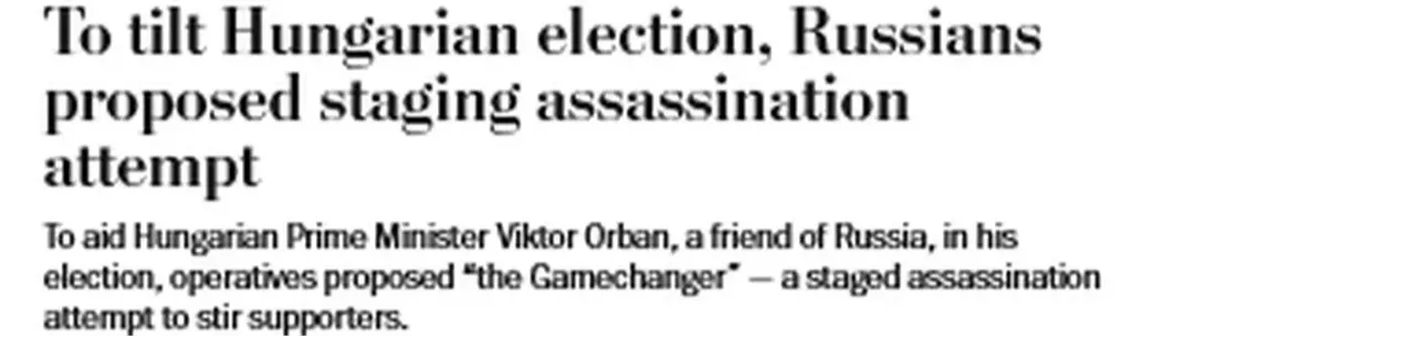 Putinden Macar lideri Orbanı kurtarmak için sahte suikast talimatı! Rus istihbarat belgeleri ele geçirildi